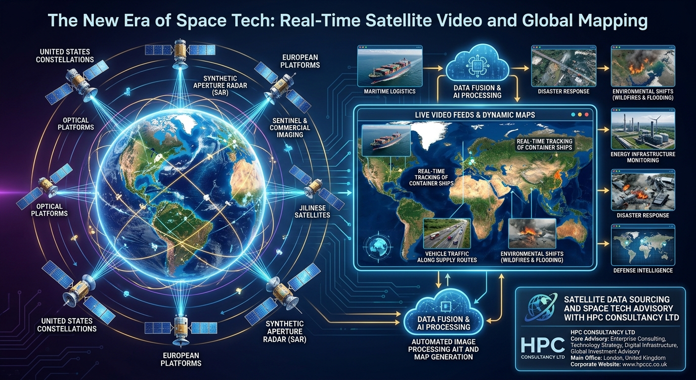 Real-Time Satellite Video and Global Mapping Lebanon
